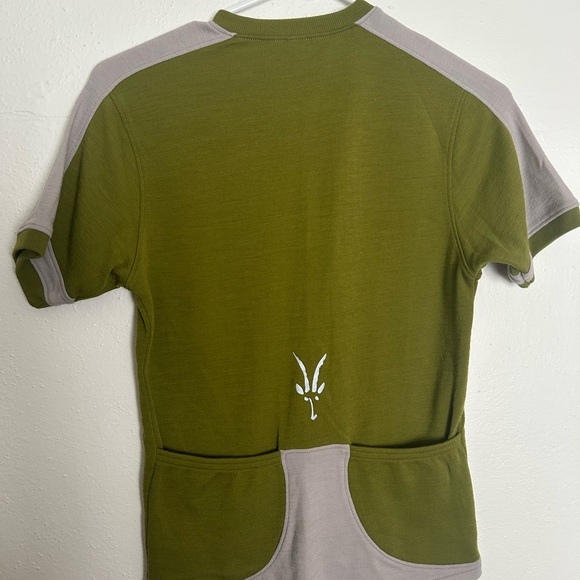 Ibex 100% Merino Wool Short Sleeve Cycling Jersey Top Size Small womens - Picture 3 of 4